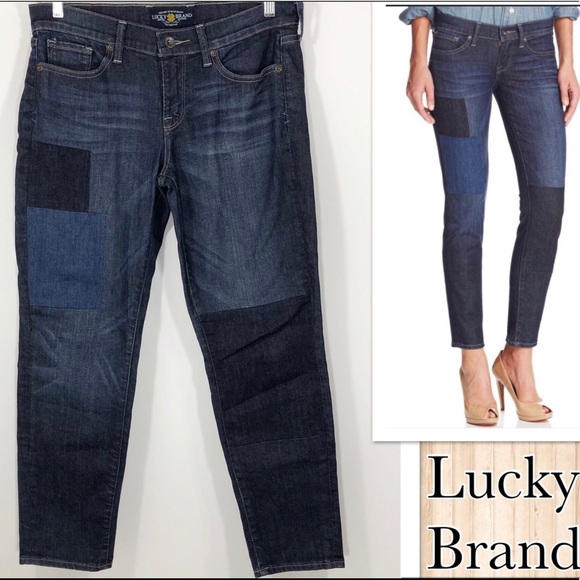 Lucky Brand Denim - Lucky Brand Charlie Skinny Patchwork Jeans